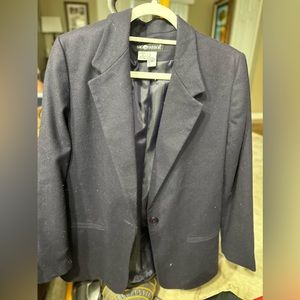 Navy Blue sag harbor skirt suit